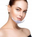 Transparentná maska ​​Mini Visor Bezfarebná