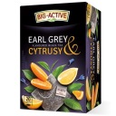 BIG ACTIVE BLACK čaj s príchuťou EARL GRY A CITRUS 20 OBÁLOK