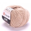 YARNART JEANS PRIADZA 87 BÉŽOVÁ CAPPUCCINO BÉŽOVÁ 50 gr 160 m