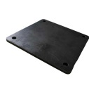 Montážny plech oceľovej základne 100 mm x 100 mm x 3 mm