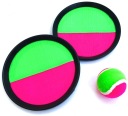 Arkádová hra Pádla na suchý zips + plážová lopta CATCH BALL, vrhacie chyty