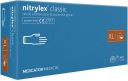XL Mercator Medical Classic nitrilové rukavice modré x100 bez prášku
