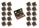 Nábytkový opletený pánt 25x25 x1,0mm - 20 ks