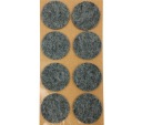 Samolepiace plstené podložky pod okrúhly nábytok – ŠEDÁ 38mm