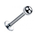 Labret - klasické striebro - helix tragus 1,2/8/3