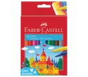 FABER CASTELL ZAMEK fixy, fixky, fixky, 12 farieb