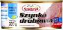 Hydinová šunka 300 g, konzerva Szubryt 80% zo stehna