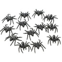 Halloween Spiders čierne konfety 40 ks DEKORÁCIA