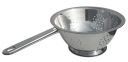 Oceľový cedník 24cm, nerezový cedník s rukoväťou