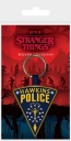 Policajná tkaná kľúčenka Stranger Things Hawkins