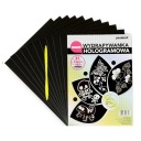 Hologramová stieracia karta A5 10 listov + strieborný stylus