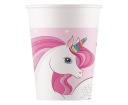 Rainbow Unicorn papierové poháre 200ml 8 ks.