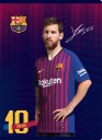 FC BARCELONA ŠKOLSKÝ ZÁPISNÍK A5 tri farebné linky 16 listov 1 kus