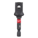 NÁRAZOVÝ ADAPTÉR MILWAUKEE 1/4 HEX na 1/2 ŠTVOREC