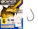 Háčiky s nadväzcom OWNER CHINTA 0,20 mm veľkosť 6