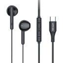 Káblové slúchadlá do uší Vipfan M18, USB-C, čierne