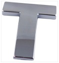 H2C34 ZNAK PÍSMENO PÍSMENO CHROME T T VEĽKÉ 5,6CM 49867