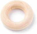 Drevený bukový krúžok 55 mm na závesové tyče Macrame Ring