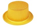 ZLATÝ GLITTROVÝ ČIAPOK CYLINDER 53-58CM