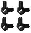 LEGO Technic Connector 10197 čierny - 4 ks