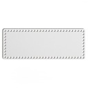 biely základný košík dno 16x43cm HDF obdĺžnik