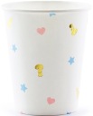 BOY or GIRL BABY SHOWER GENDER REVEAL papierové poháre 200ml 6ks