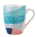 DARČEKOVÝ HRNČEK 300ml Z PORCELÁNU, ABSTRAKTNÝ VZOR