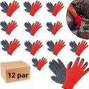 PRACOVNÉ RUKAVICE LATEXOVÉ LATEXOVÉ NYLONOVÉ VEĽKOSŤ XL 10 SILNÉ 12 PÁROV