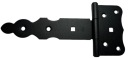 DEKORAČNÉ KONŠTRUKČNÉ PÁNTY, BRÁNA, DVERE, čierny 150 mm