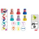 PEČIATKY PRE DETI MIX VZOROV MILÉ PSI 6 ks MP PM194-37