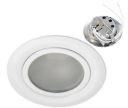 KANLUX Oczko LED nábytkové svietidlo pod skrinku bodové 10W 12V G4 GAVI biela