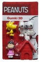 Sada gumičiek na gumu na figúrky SNOOPY 3D