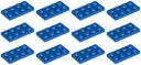 LEGO 3020 TANIER 2x4 modrý NOVINKA (15g) 12 ks.