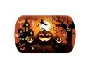 Halloweensky podnos s tekvicovými cukríkmi