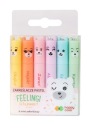 Happy Color Feelingi Mini pastelový zvýrazňovač 6 farieb