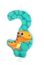 NARODENINOVÁ SVIEČKA NA TORTU DINOSAUR DINO ČÍSLO 3