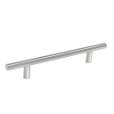 STRIEBORNÁ INOX NÁBYTKOVÁ ÚCHYTKA KOVOVÁ ÚCHYTKA SKRIŇA L-128/200mm