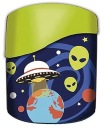 Orezávatko na pastelky Aliens/UFO, zelené