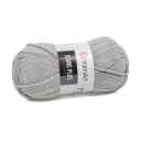 100g bavlnená akrylová priadza Jeans Plus 46 šedá
