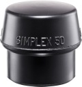 SIMPLEX gumená hlava kladiva 40mm HALDER