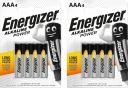 Energizer AAA 1,5V LR03 alkalická batéria 8 ks