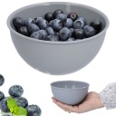 Miska na ovocný snack, 13 cm, plastové misky, béžová, 0,5 l