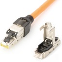 ZÁSTRČKA BEZ NÁRADIA RJ45 STP ZÁSTRČKA KAT.6A KAT.7