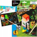 Hra omaľovánky 2v1 Škrabanie PIXELS PIXELS HRA KIDEA GAME