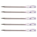 Pero 0,7mm PENTEL BK77 fialové - 5 ks
