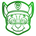 Vykrajovačka na sušienky s pečiatkou Veľká rozprávka Paw Patrol Chase 10cm