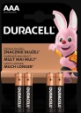 BATÉRIE DURACELL AAA (LR3) ALKAICKÉ BATÉRIE - 4 ks