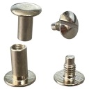DIY skrutkovacie nity 10mm strieborné 5ks