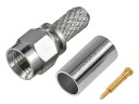 Zástrčka SMA 50Ohm nalisovaná na kábel RG-58