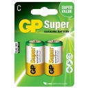 Batérie GP Super Alkaline C LR14 bl. 2 ks.